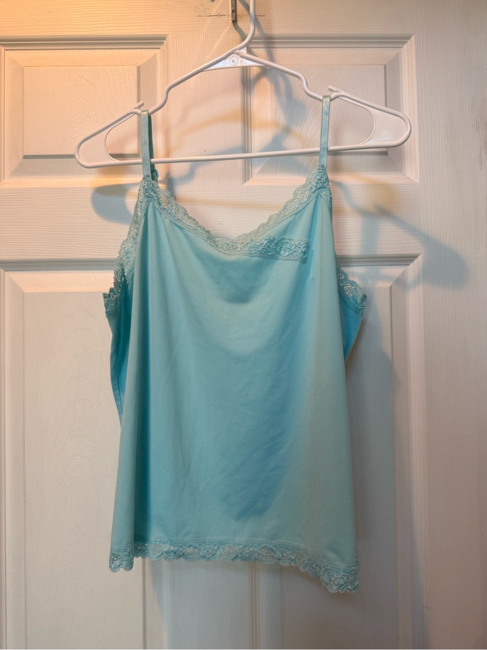 Lane Bryant Mint Lace-Trim Camisole